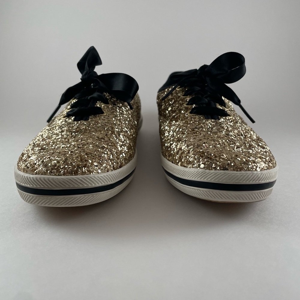 Women’s Keds x Kate Spade Champion Sneakers Gold Size 8.5 - Picture 4 of 12